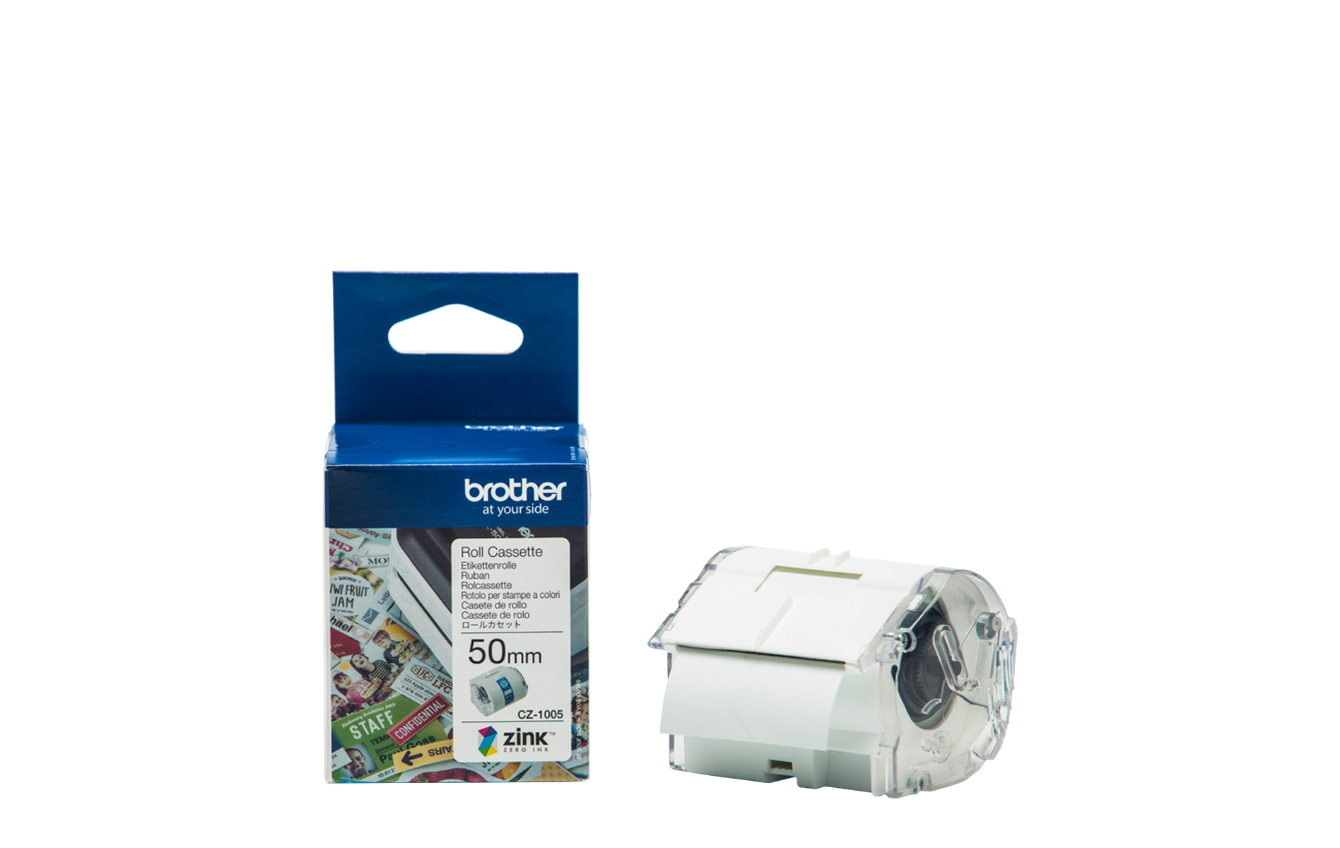 CZ-1005 Brother Genuine Full Colour Continuous Length Label Roll